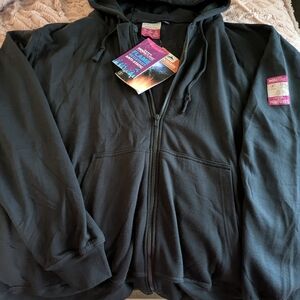 Black Zip-Up Hoodie
